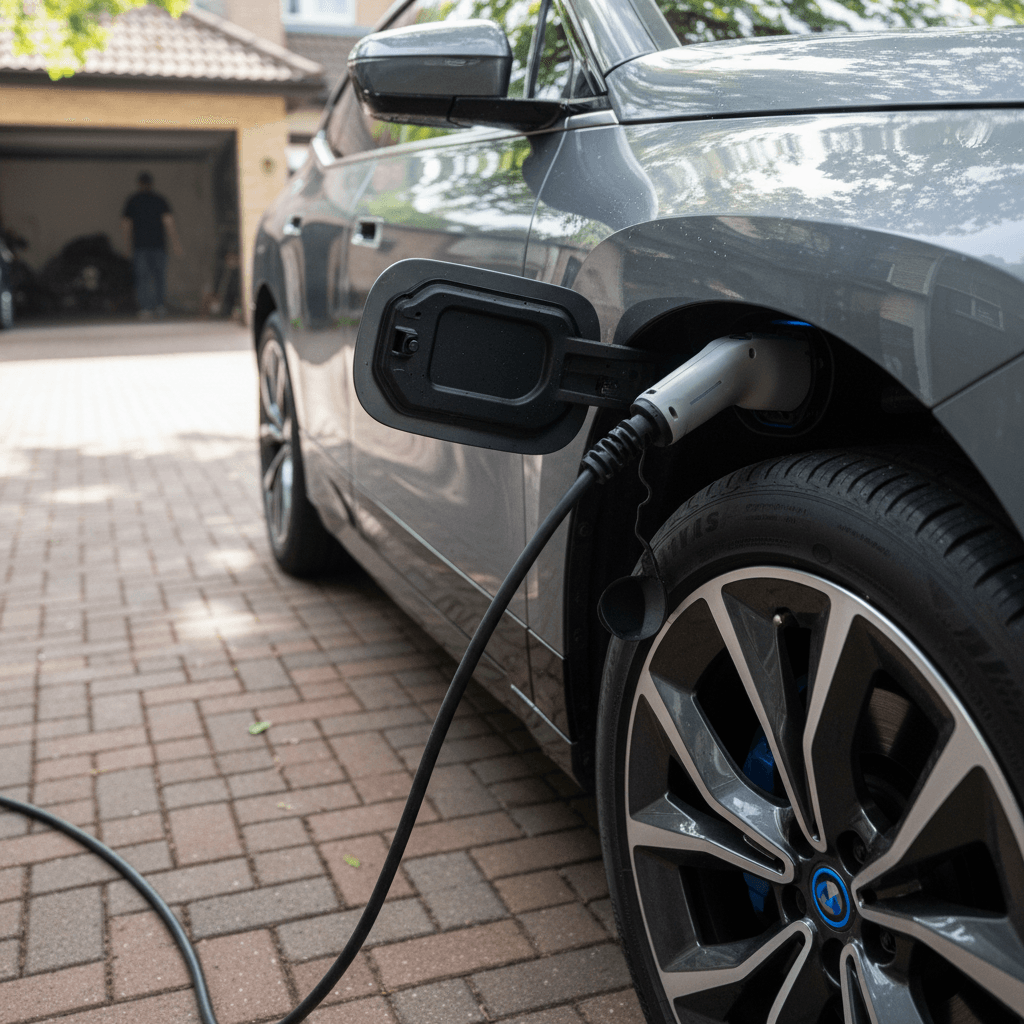 BMW i7 dashboard and infotainment screen highlighting complex software interface