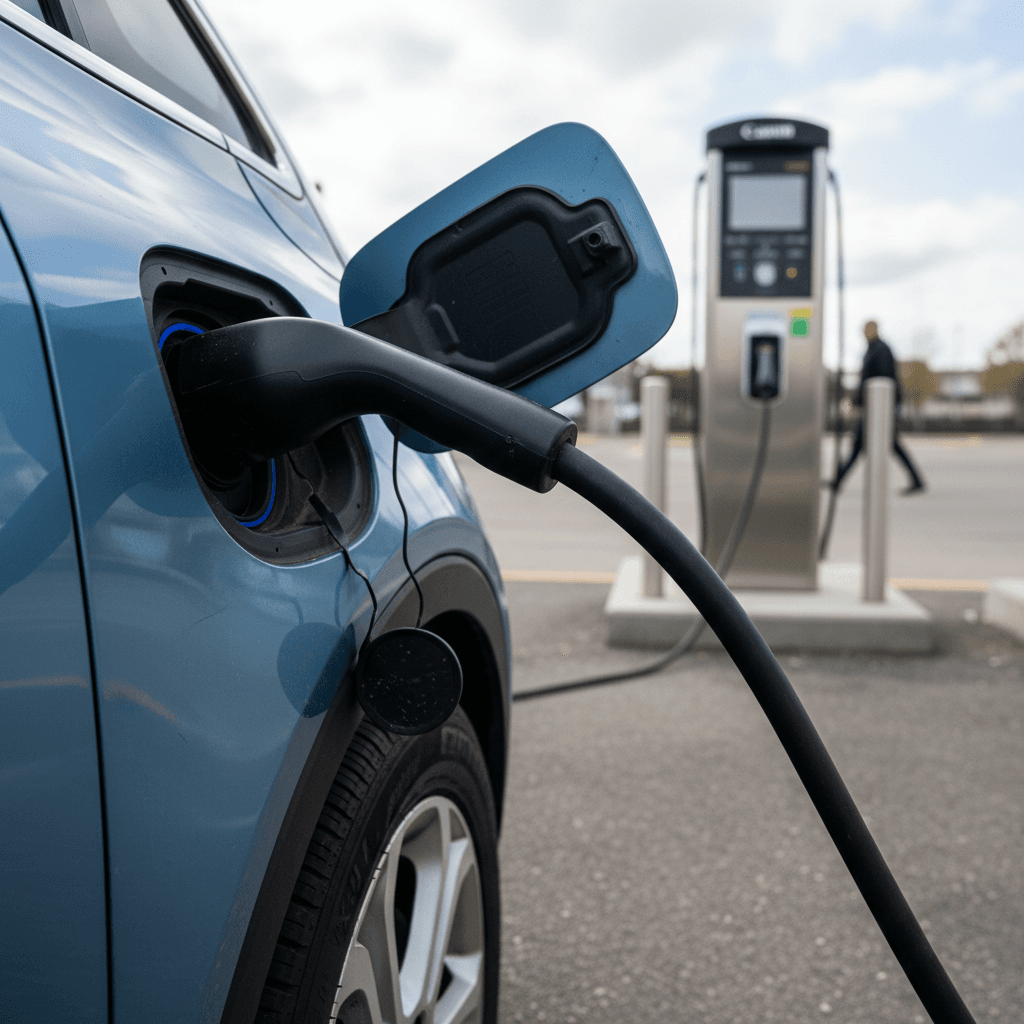 Chevy Bolt EV interior showing touchscreen and digital cluster