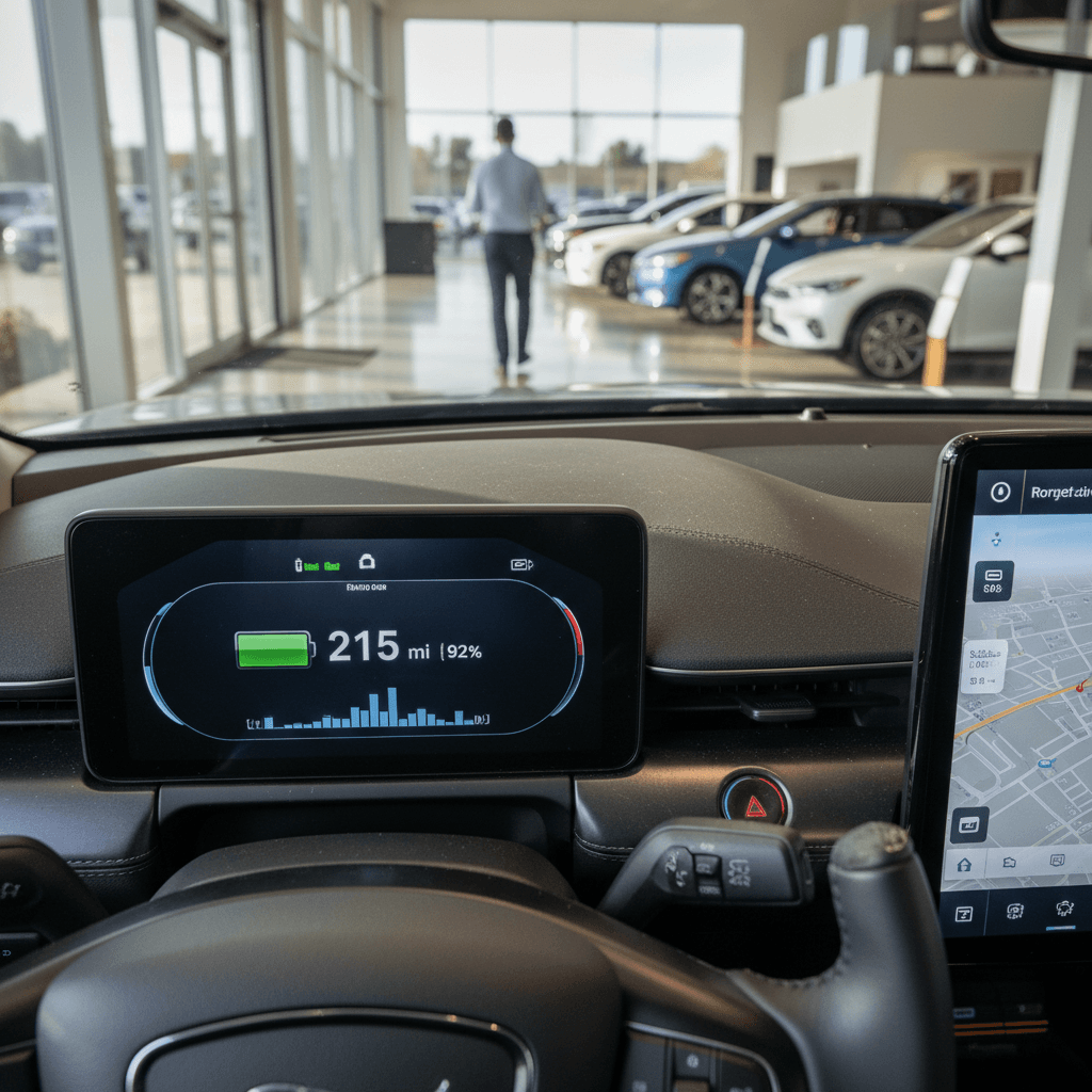 Chevy Equinox EV plugged into a home Level 2 charger in a suburban driveway
