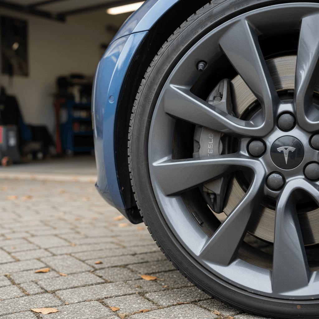 Tesla Model S Plaid interior with yoke steering wheel and large center display