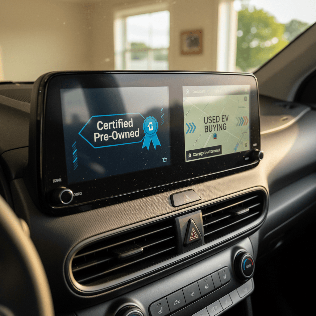 Hyundai IONIQ 5 plugged into a DC fast charger with charging speeds displayed on the screen