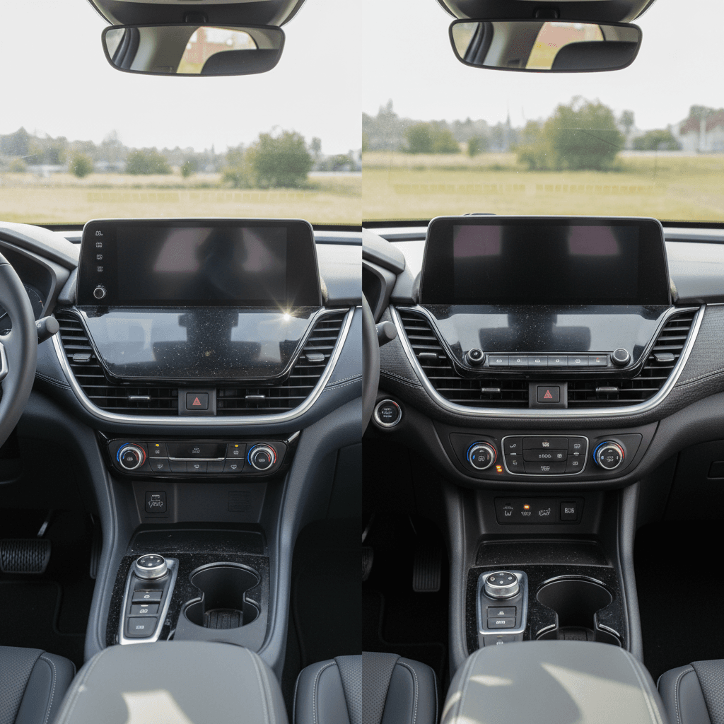 Comparison of Honda Prologue and Chevrolet Equinox EV interiors highlighting different design philosophies