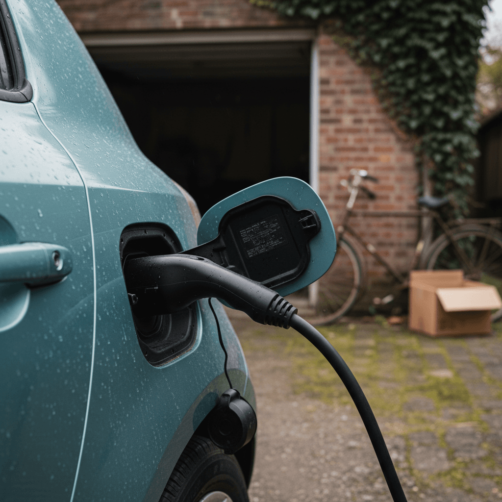 Small compact car parked on a city street, representing affordable reliable transportation