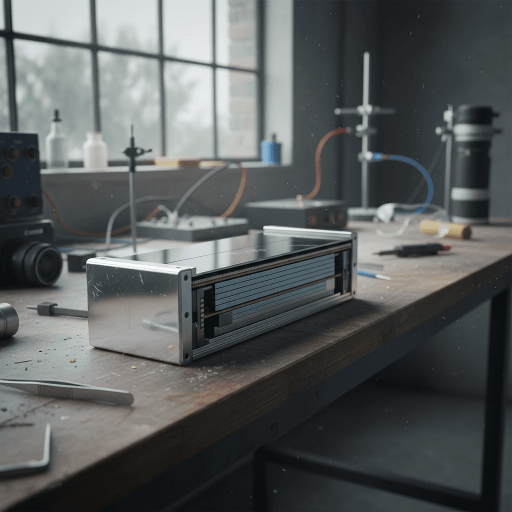 Modern electric vehicles charging at public stations in a city setting