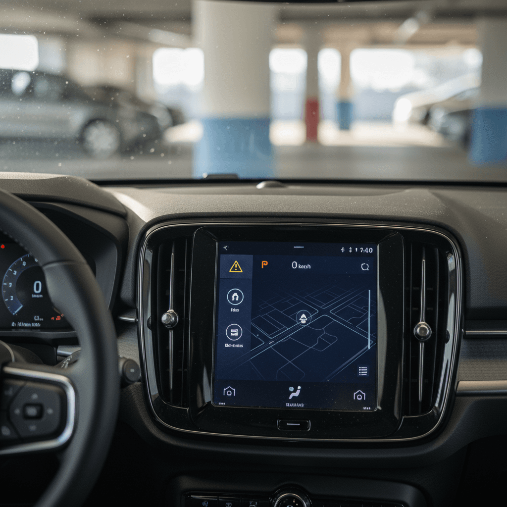 Volvo EX30 interior center screen and dashboard highlighting software-driven controls and build quality