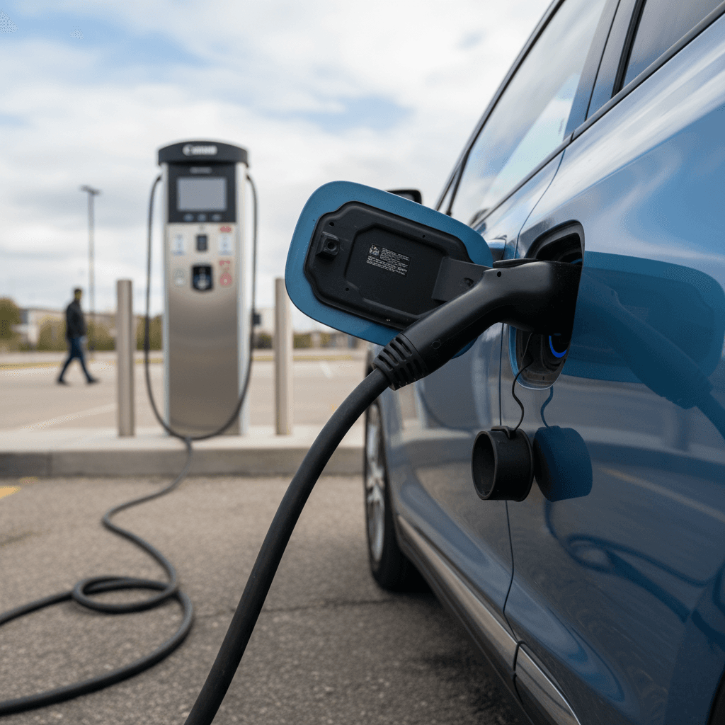 Chevrolet Bolt EV interior with digital dash and central touchscreen