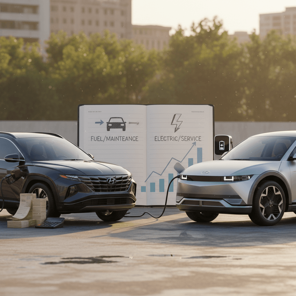 Hyundai Tucson vs Hyundai Ioniq 5: Total Cost of Ownership Breakdown