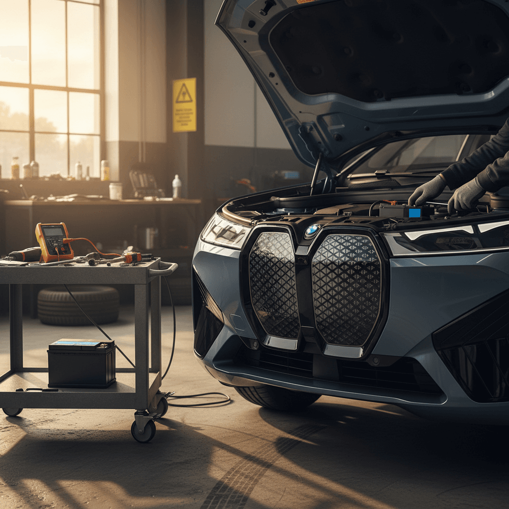 BMW iX 12V Battery Replacement: Costs, Warnings & DIY Guide