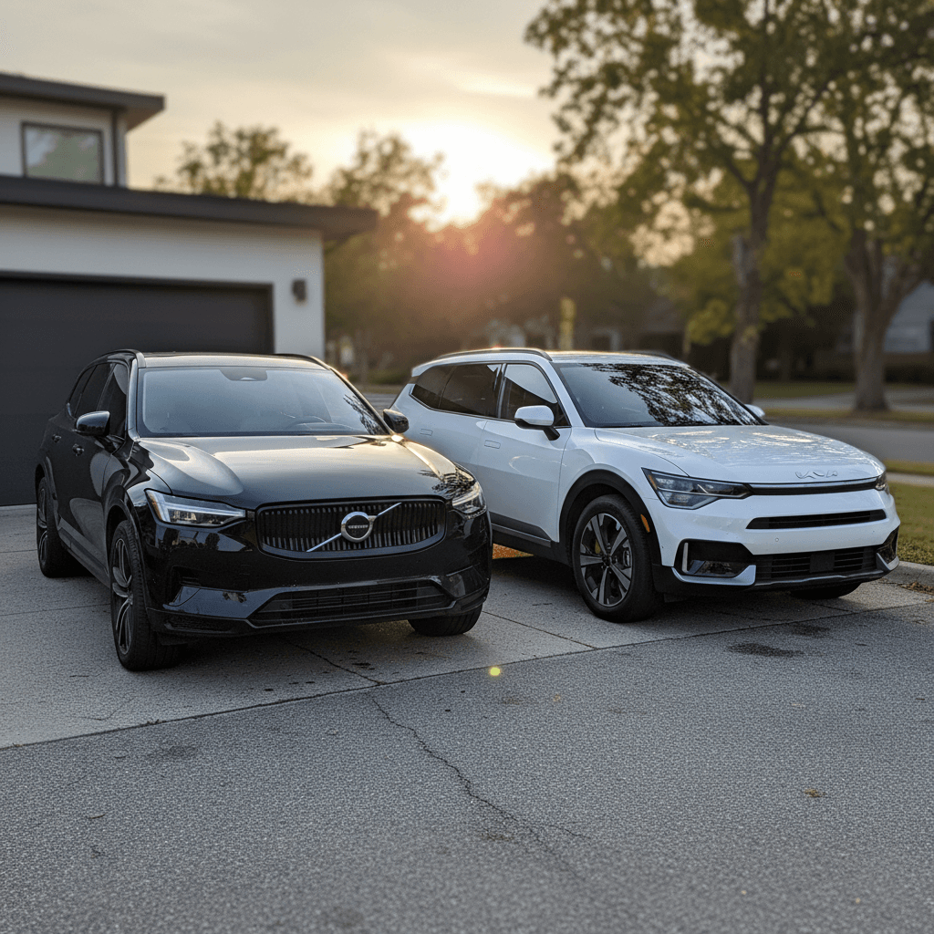 Used Volvo EX90 vs Kia EV9: 2026 Three-Row EV SUV Comparison