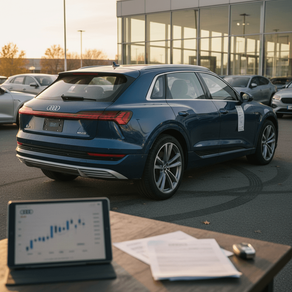 What Is My Audi Q8 e-tron Worth? Used Value Guide for 2025