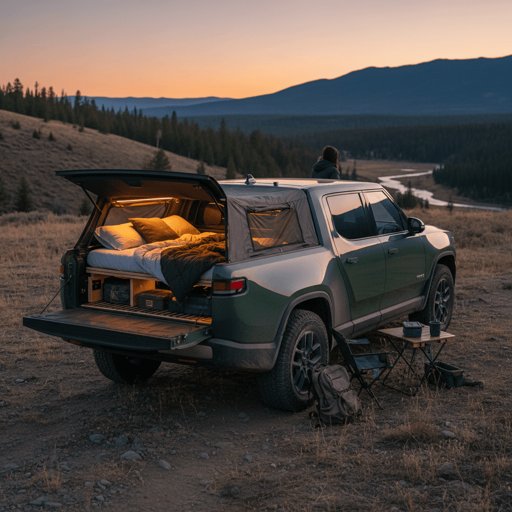 Can You Sleep in a Rivian R1T? Comfort, Setups, and Real‑World Tips
