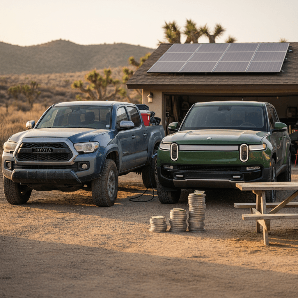 Switching from a Toyota Tacoma to a Rivian R1T: Real-World Cost Savings