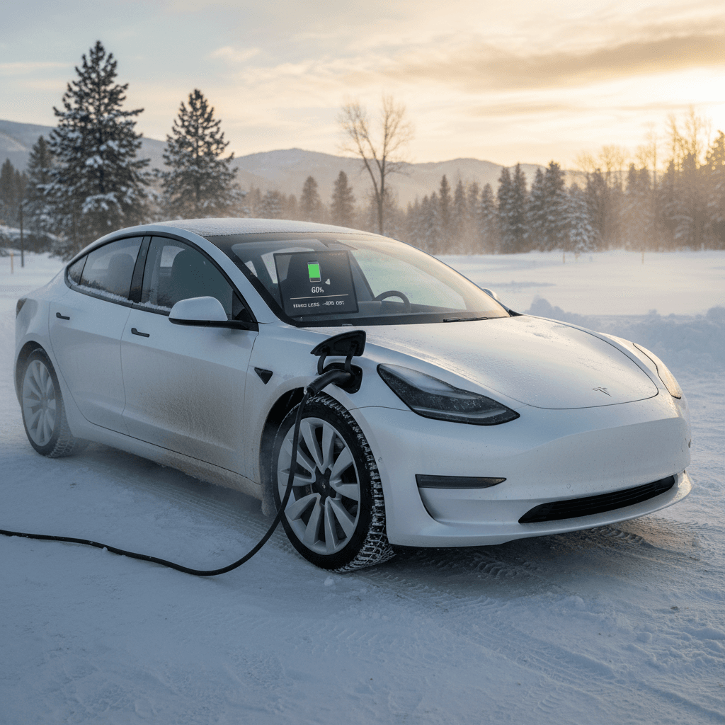 Tesla Model 3 Winter Range Loss: Real Percentages & How to Fix It