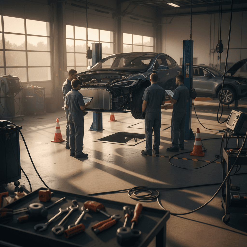 Electric Car Body Shop Specialists: How to Choose the Right EV Collision Repair