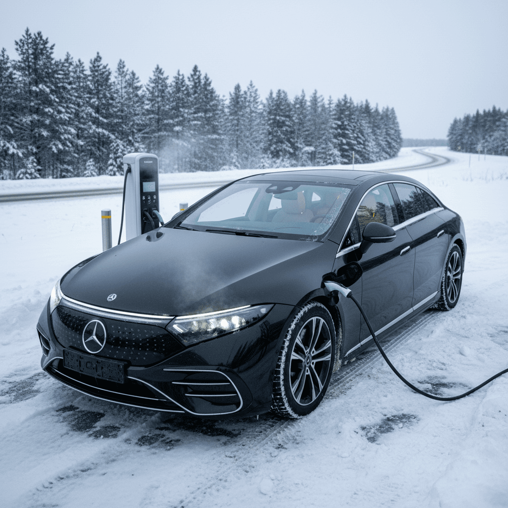 Mercedes EQS Range in Cold Weather: What You Really Get