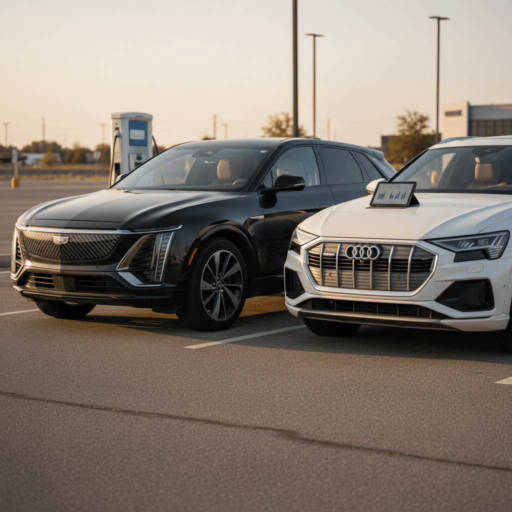 Used Cadillac Lyriq vs Audi Q8 e-tron: 2026 Buyer’s Comparison