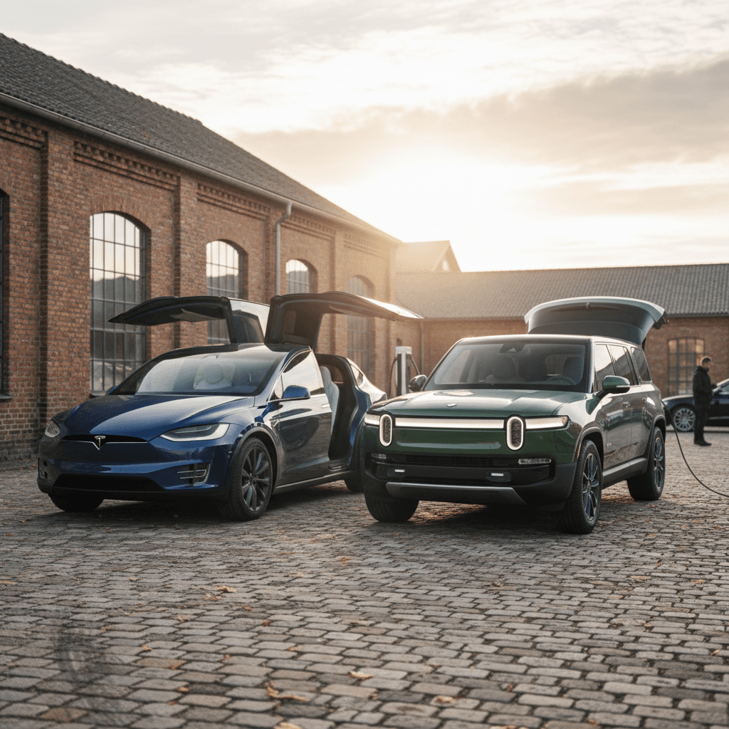 Used Tesla Model X vs. Used Rivian R1S Under $60,000