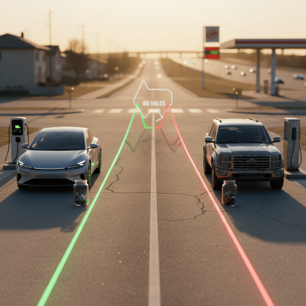 EV vs Gas Cost for a 60‑Mile Commute: 2026 Cost Breakdown