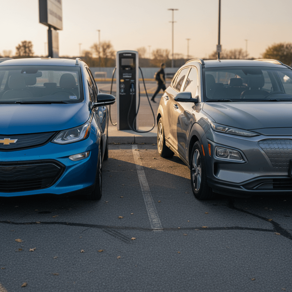 Used Chevrolet Bolt EV vs Hyundai Kona Electric: 2026 Comparison Guide