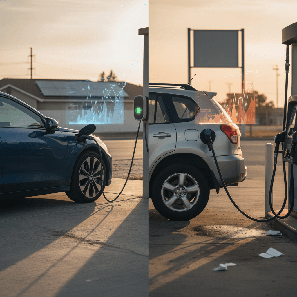 Cost of Charging an Electric Car vs Gasoline in 2025