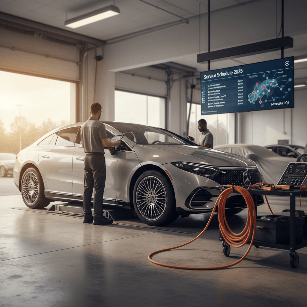 Mercedes EQS Service Schedule: Maintenance Guide for 2025