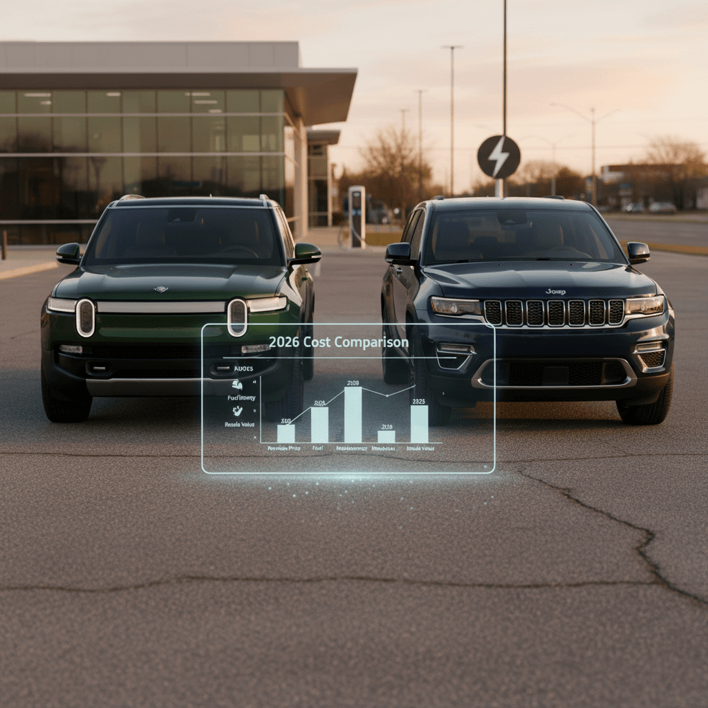 Rivian R1S vs Jeep Grand Cherokee: 2026 Cost Comparison