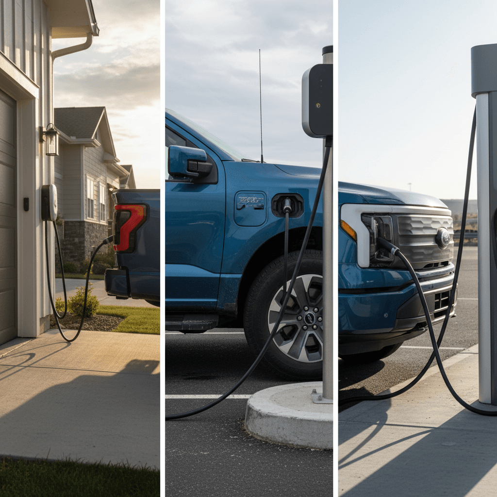 Ford F-150 Lightning Charging Speed Guide (Home, Work, and Road Trips)