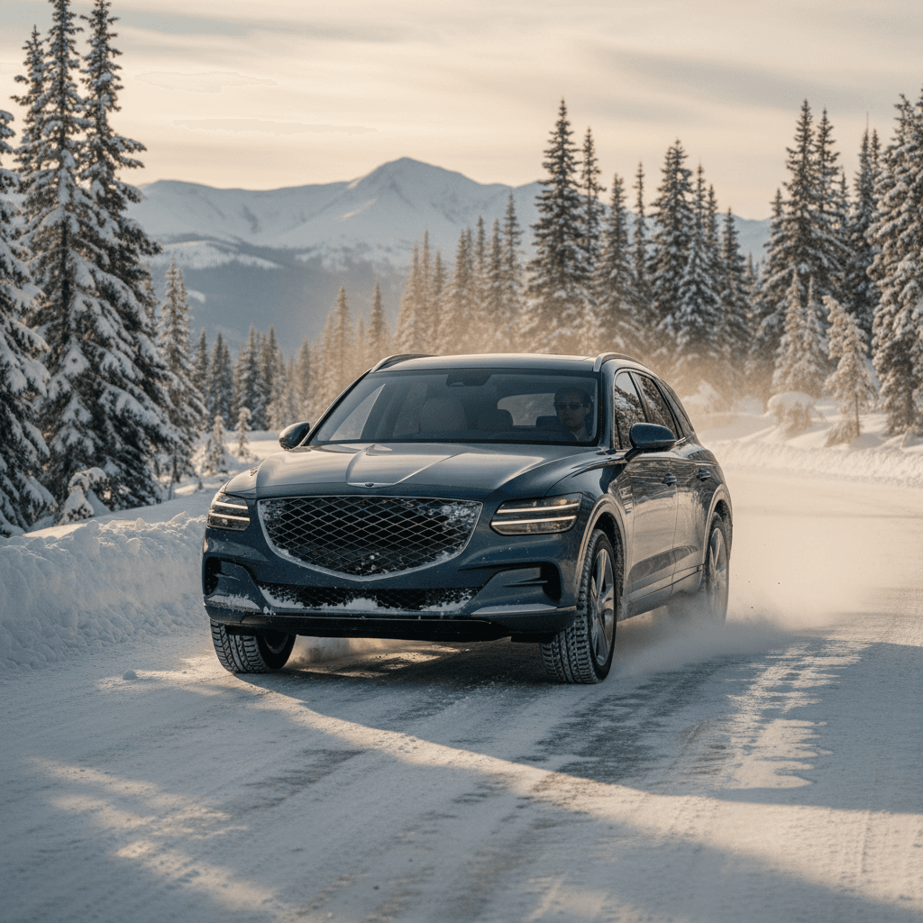 Is the Genesis Electrified GV70 Good in Snow and Ice? Cold-Weather Guide