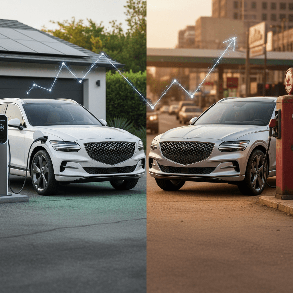 Genesis GV70 Electrified: Total Ownership Cost vs Gas GV70