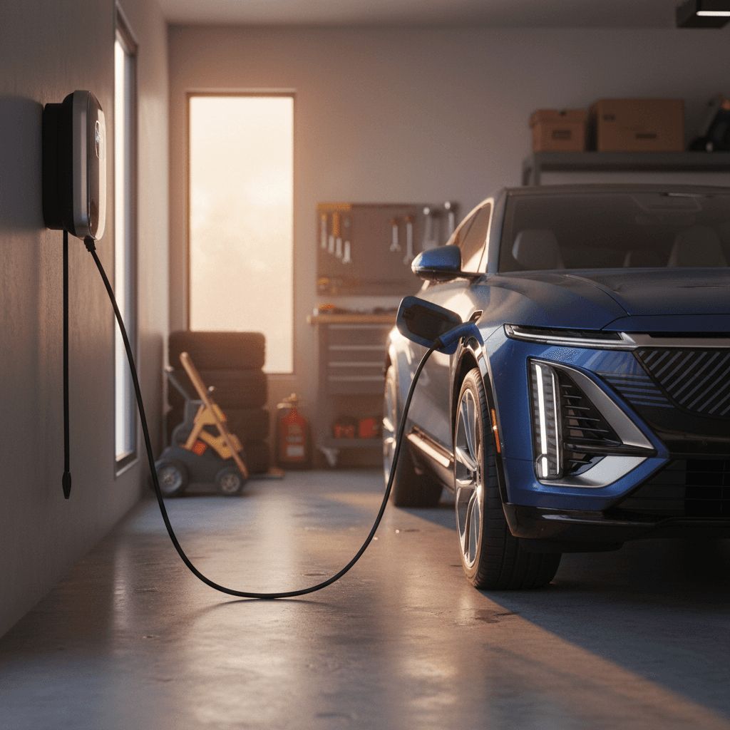 How to Charge a Cadillac Lyriq at Home: Complete 2025 Guide