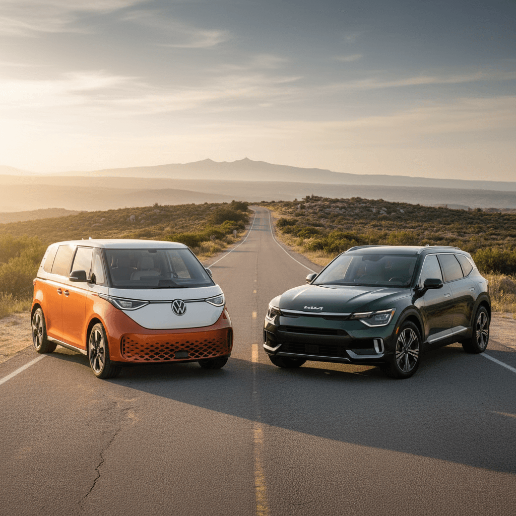 VW ID. Buzz vs Kia EV9: Which Electric Family Hauler Wins?