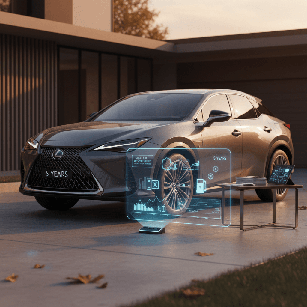 Lexus RZ 450e True Cost of Ownership Over 5 Years