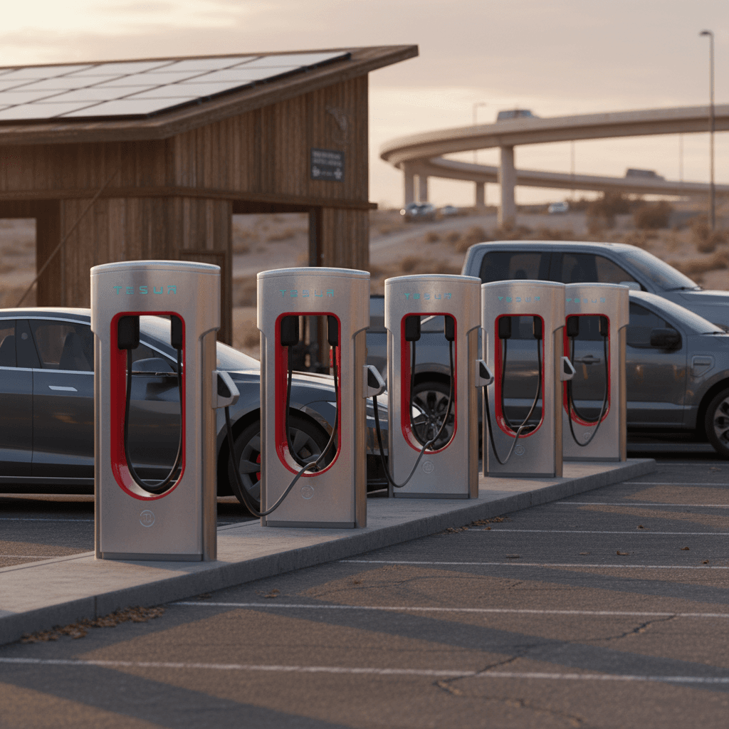 Tesla Superchargers With Magic Dock Map: 2025 Location & Usage Guide