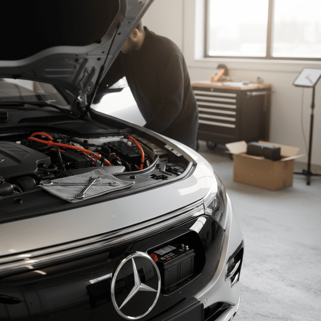 Mercedes EQS 12V Battery Replacement: Costs, Symptoms, and DIY Guide