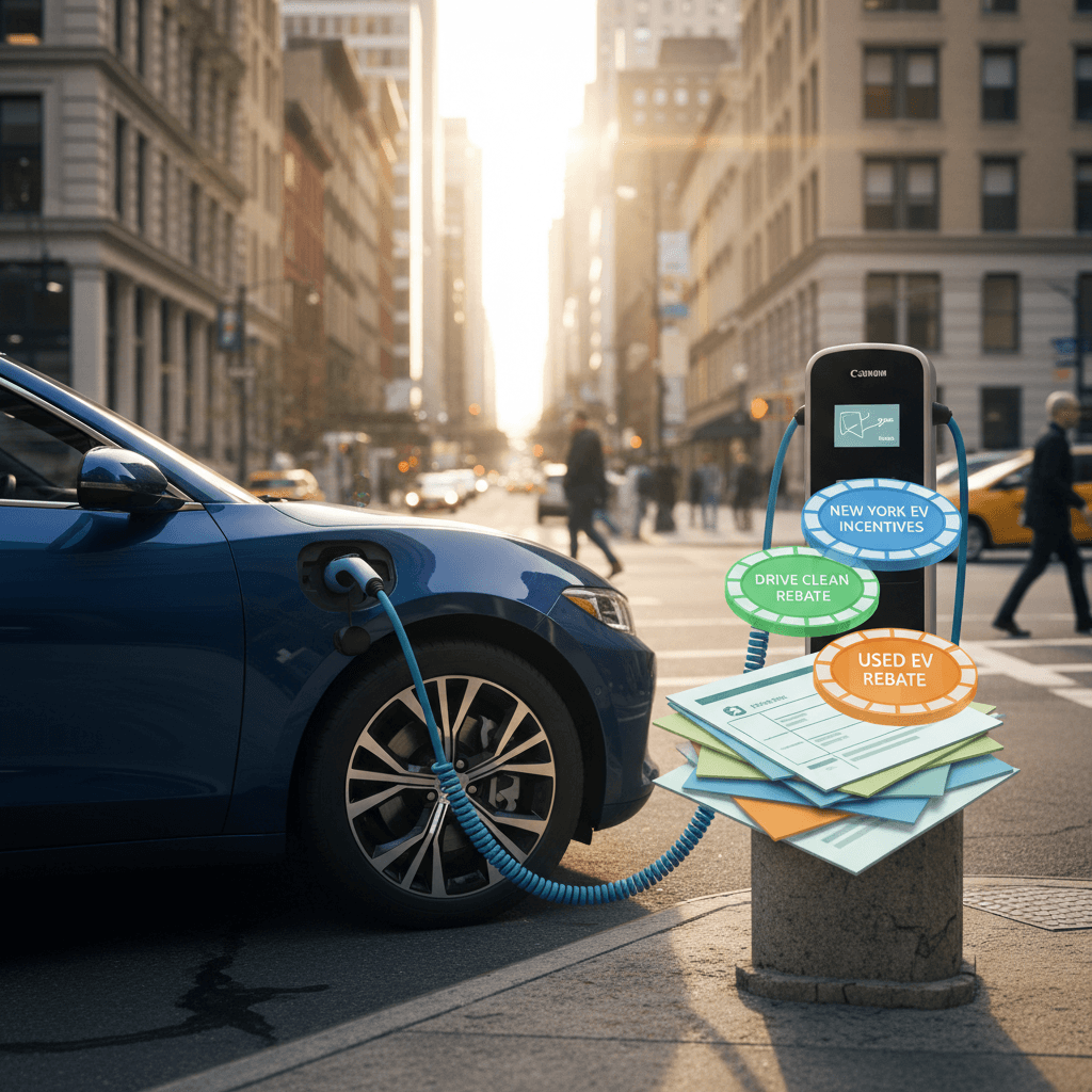 New York Electric Car Rebate 2026: How to Stack Your Savings