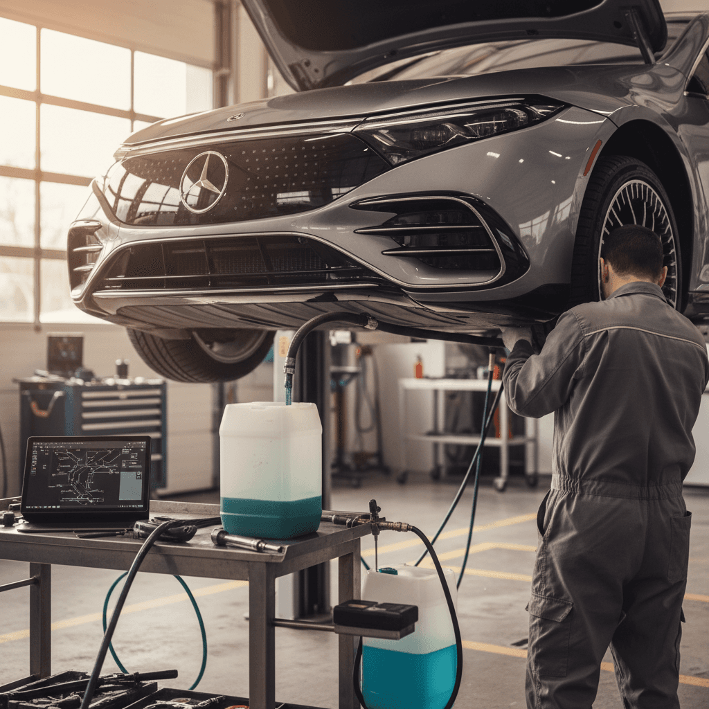 Mercedes EQS Coolant Flush Cost: What You’ll Really Pay