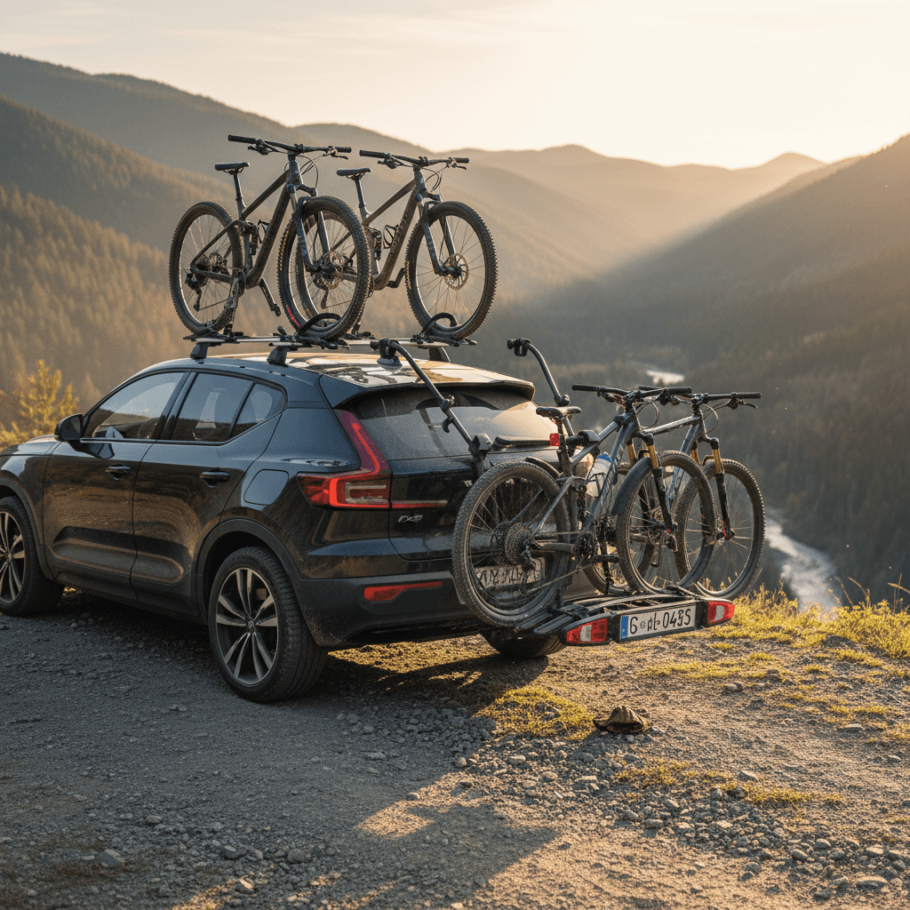 Volvo C40 Recharge Bike Rack Options: Hitch, Roof, and More