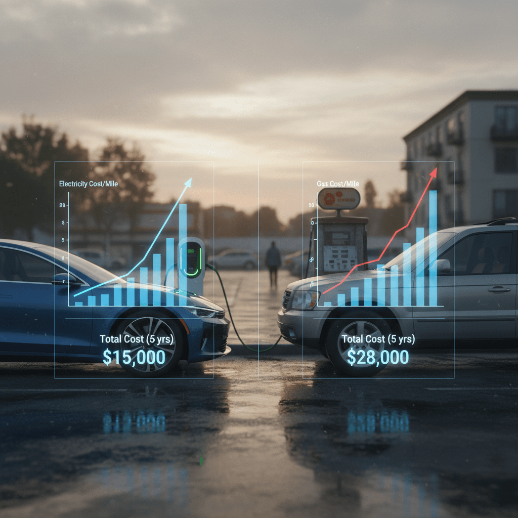 Cost Per Mile: EV vs Gas Car in 2025 (With Real Math)
