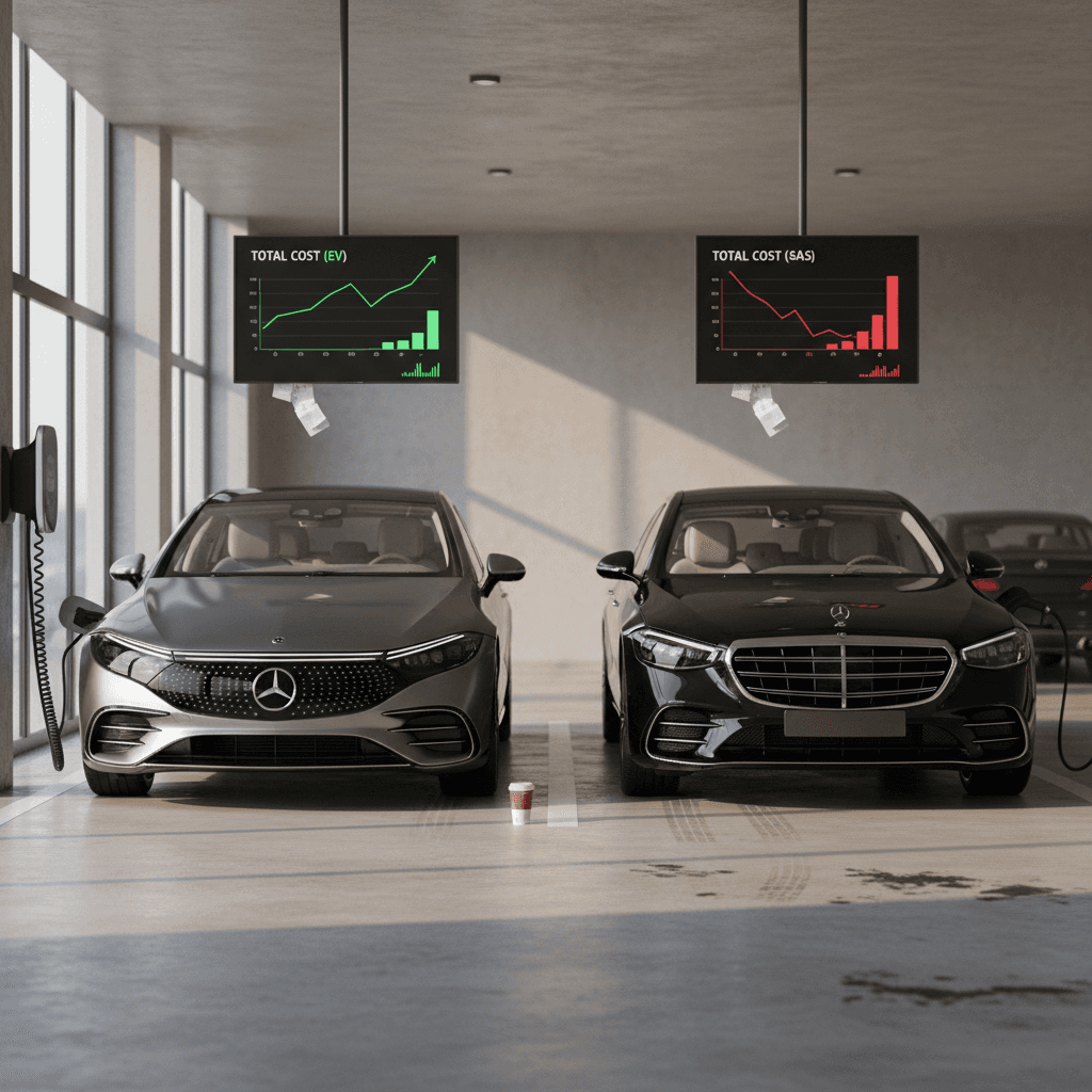 Mercedes EQS Total Cost vs Gas Car Equivalent: What You’ll Really Spend
