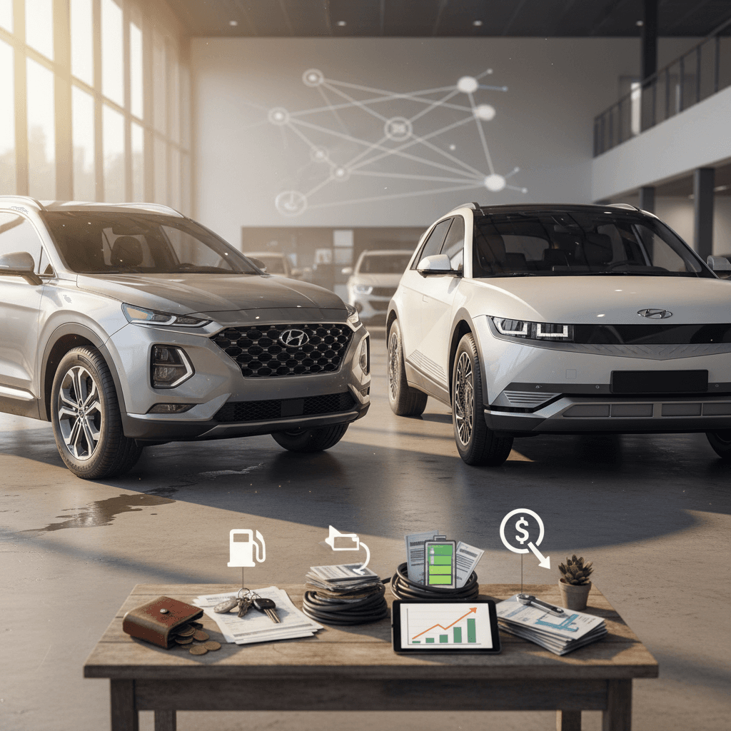 Hyundai Santa Fe vs. Hyundai Ioniq 5: Total Cost of Ownership Guide