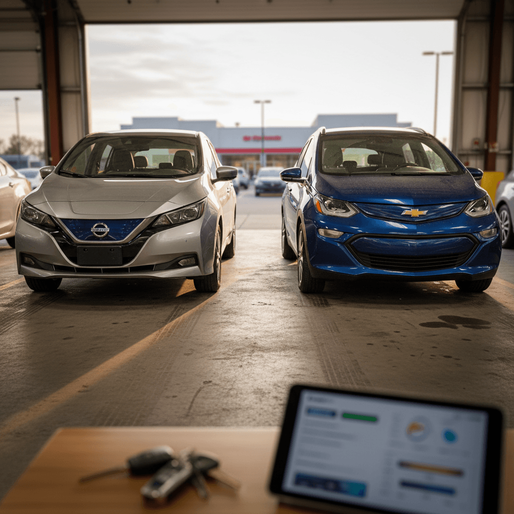 Nissan Leaf vs. Chevrolet Bolt: Which Is Better Used in 2025?