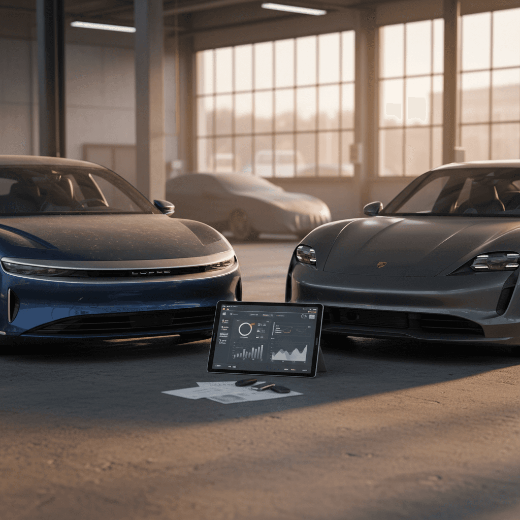 Used Lucid Air vs Porsche Taycan: 2026 Comparison for Smart Buyers