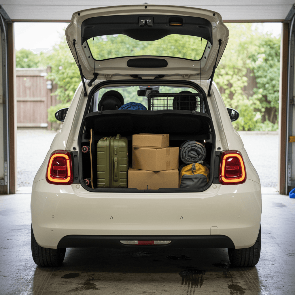 Fiat 500e Cargo Space With Seats Down: What Actually Fits?