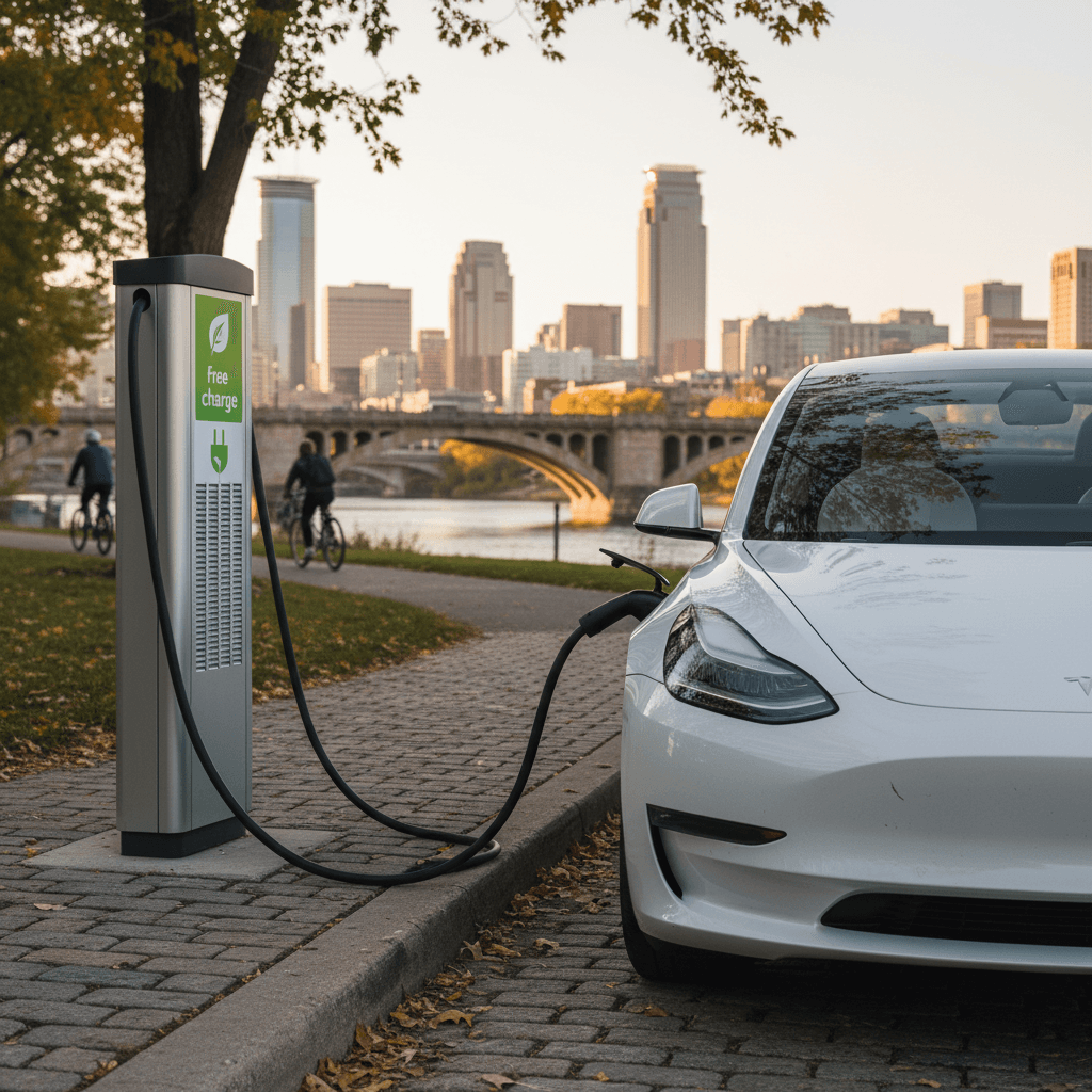 Free EV Charging in Minneapolis, MN: Where to Plug In and How to Save