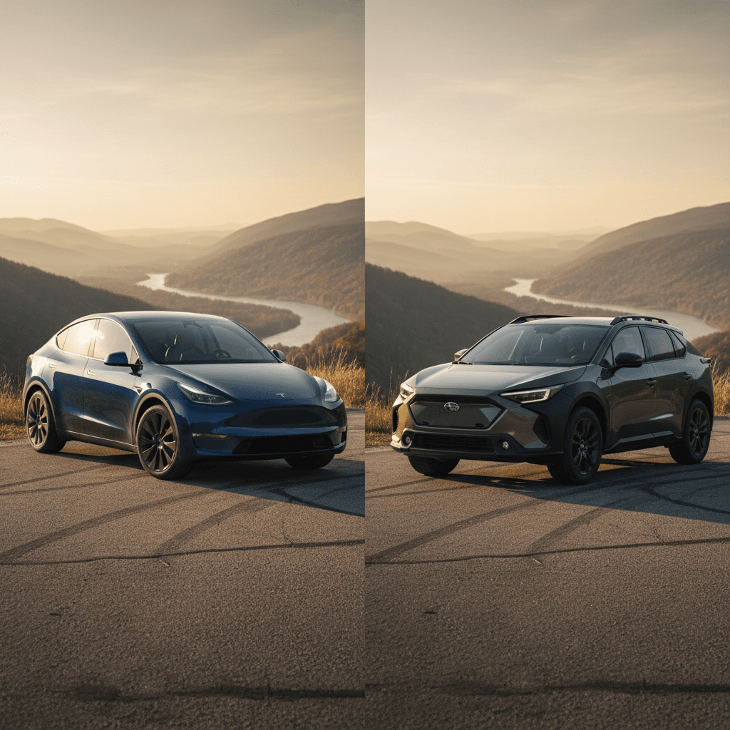 Tesla Model Y vs Subaru Solterra: Which EV SUV Is Better in 2025?