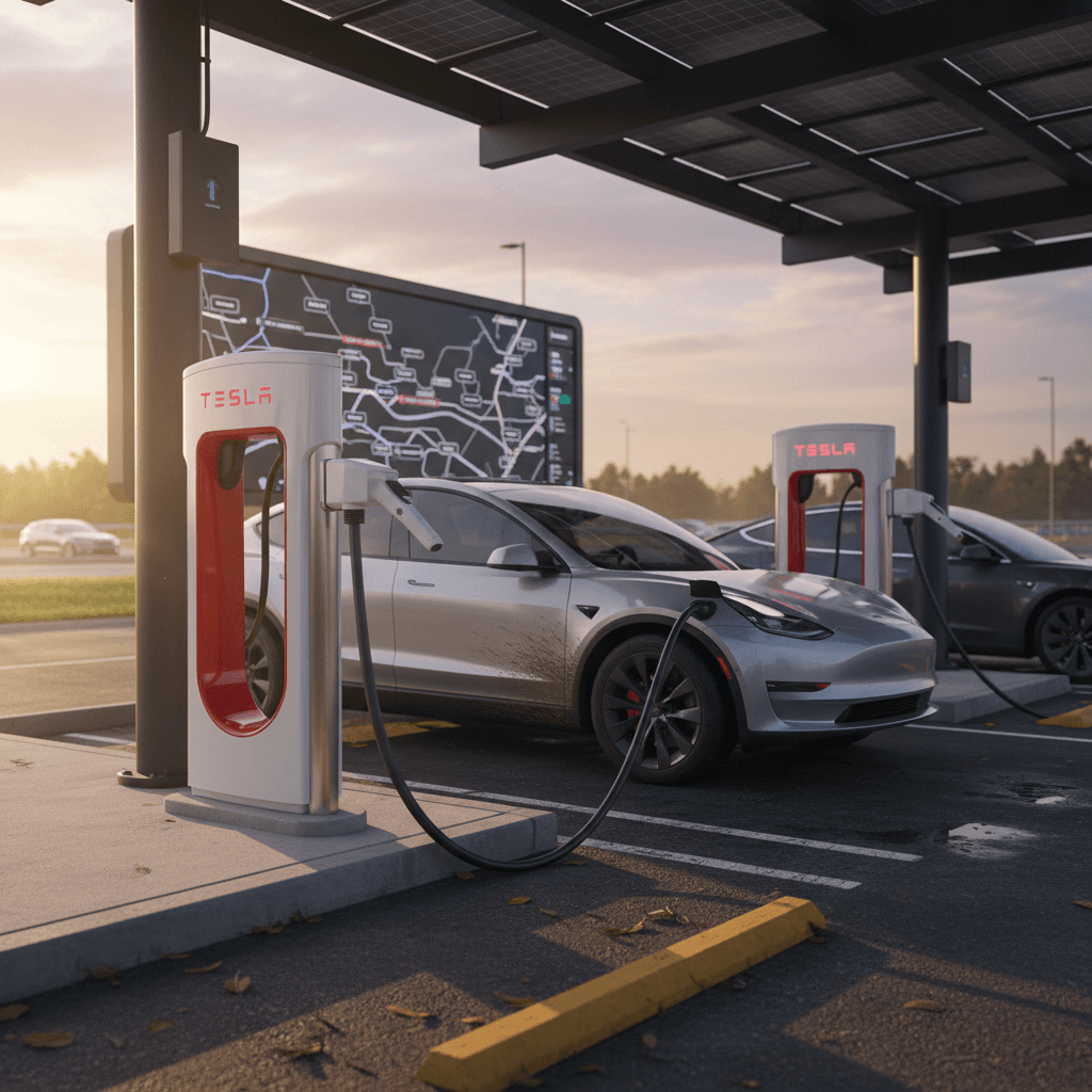 Tesla Magic Dock Map: How to Find Compatible Superchargers in 2025