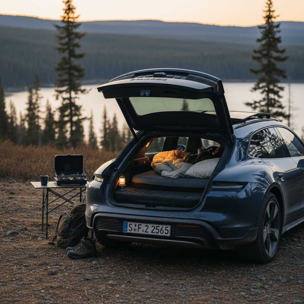 Can You Sleep in a Porsche Taycan? Real-World Guide to Taycan Car Camping