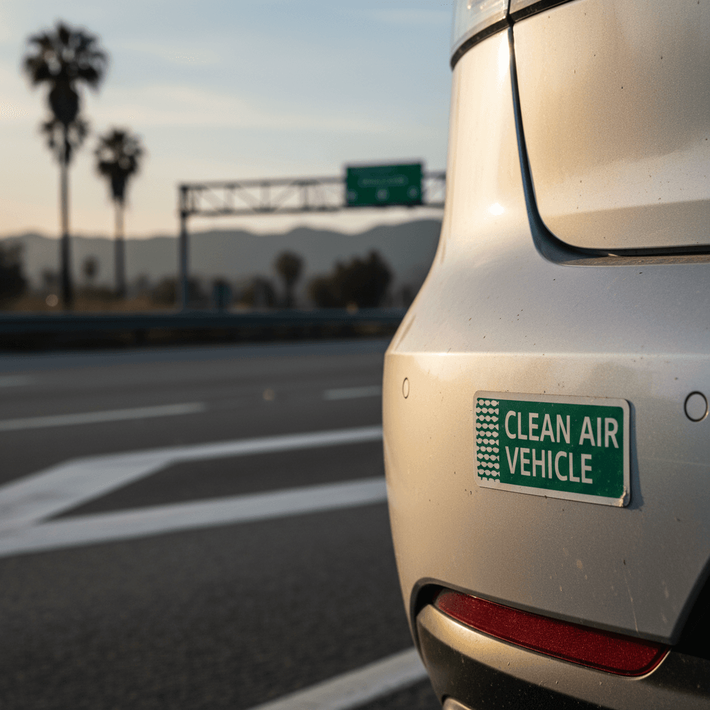 California EV HOV Lane Rules: 2025 Guide for Clean Air Stickers