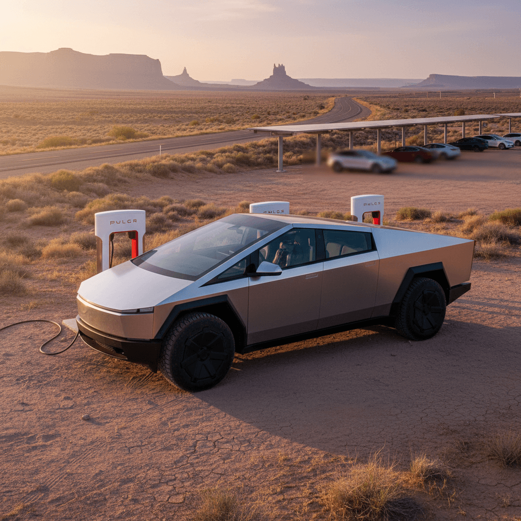 Tesla Cybertruck Road Trip Review: Real-World Range, Charging & Comfort