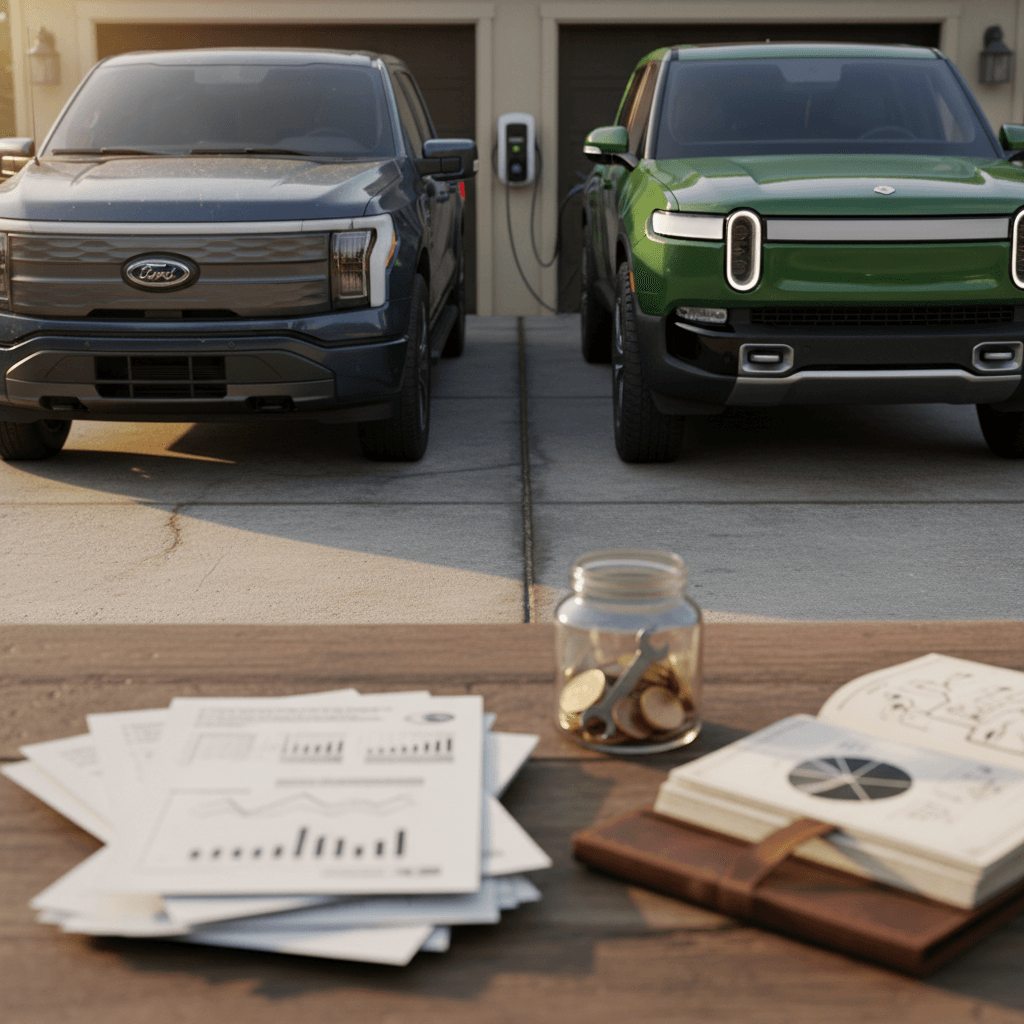 Ford F-150 Lightning vs Rivian R1T: Total Cost of Ownership Showdown